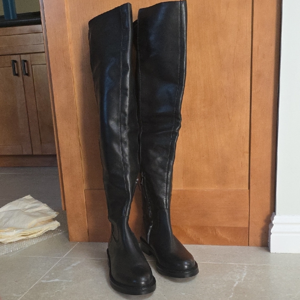 Sam Edelman Narisa Black Over-the-Knee Boots